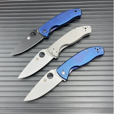 蜘蛛C122 钛合金 折叠刀 {125}